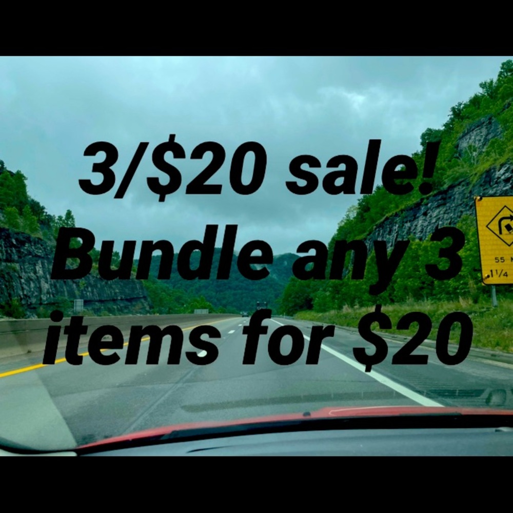 Bundle ANY 3 items for $20